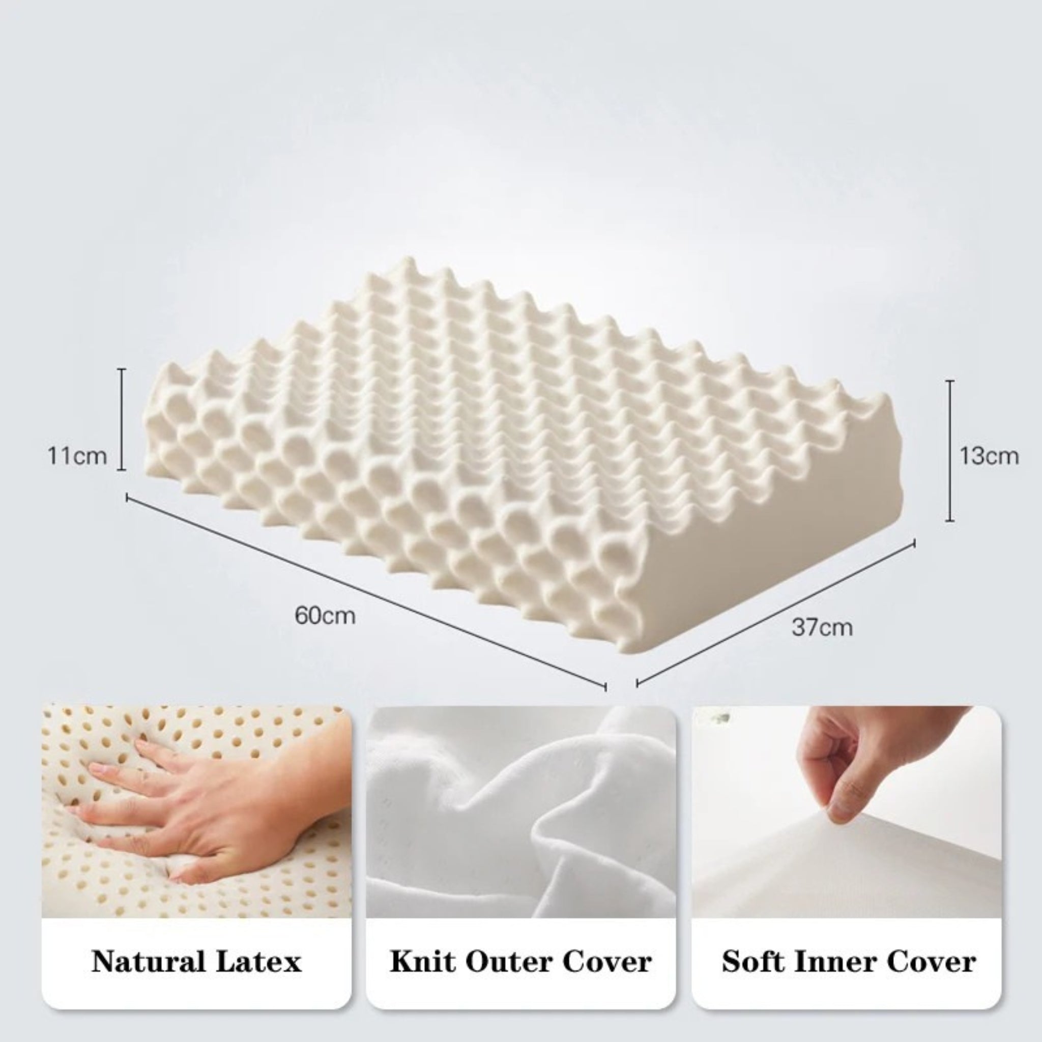 SleepHaven - Natural Latex Orthopedic Pillow