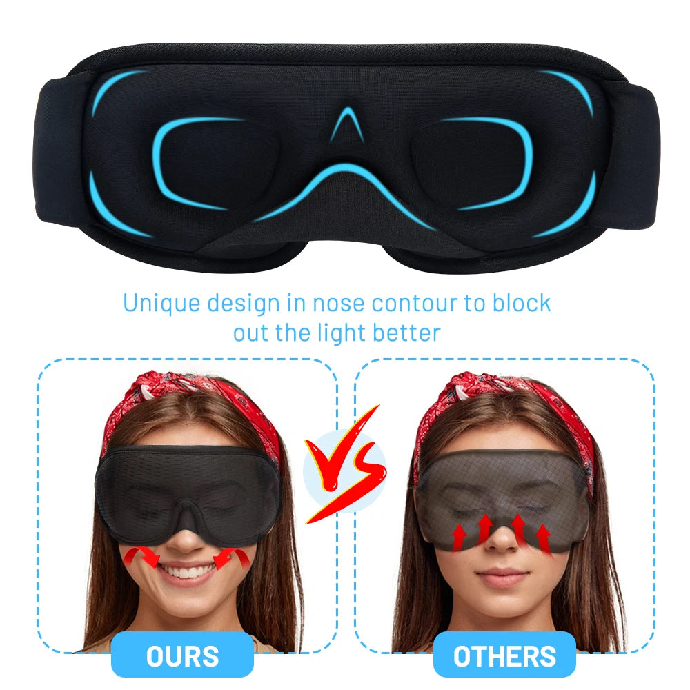 DreamShade 3D Sleep Mask – Premium Light Blocking Mask