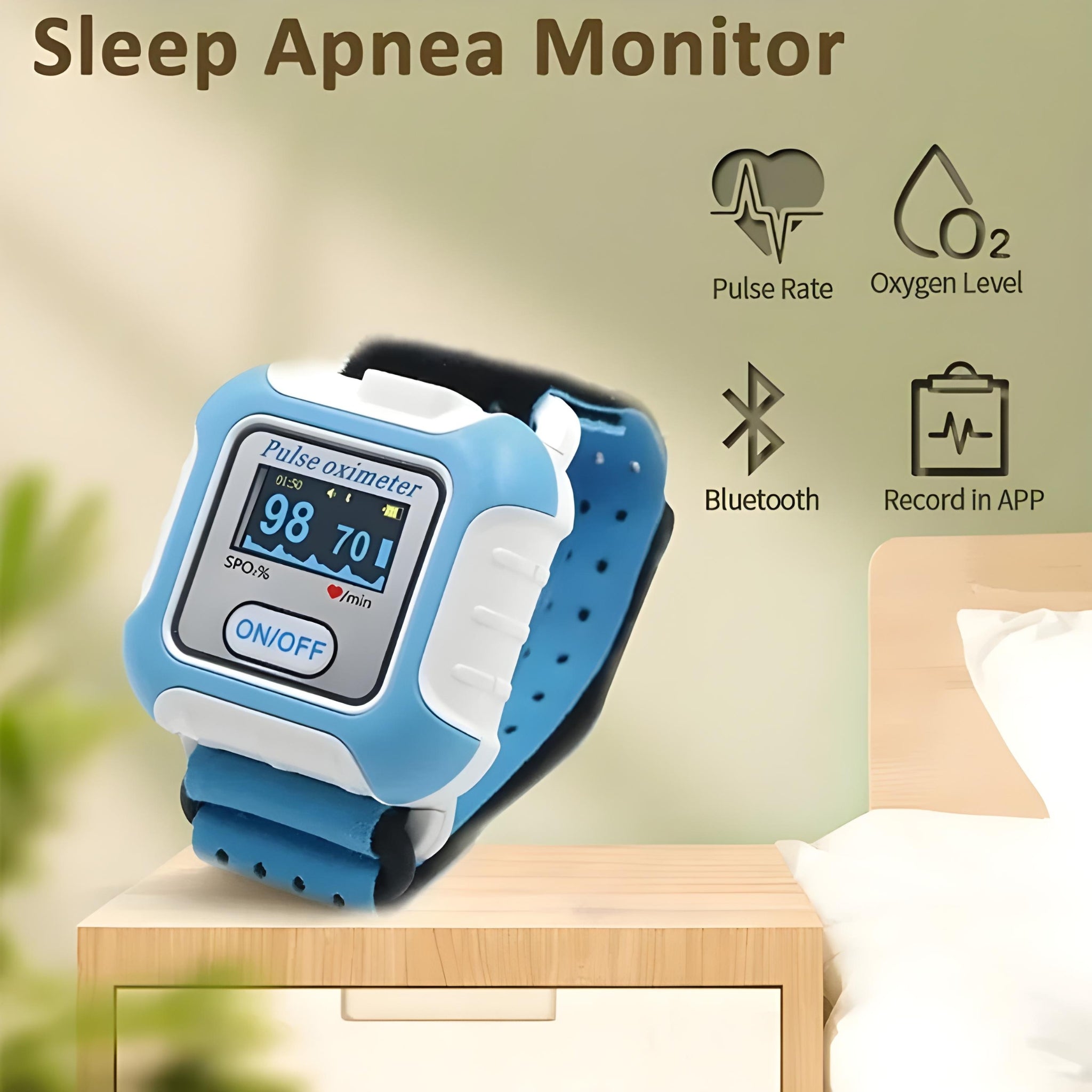 DreamPulse: Sleep Monitor with SpO2 and Sleep Apnea Tracking