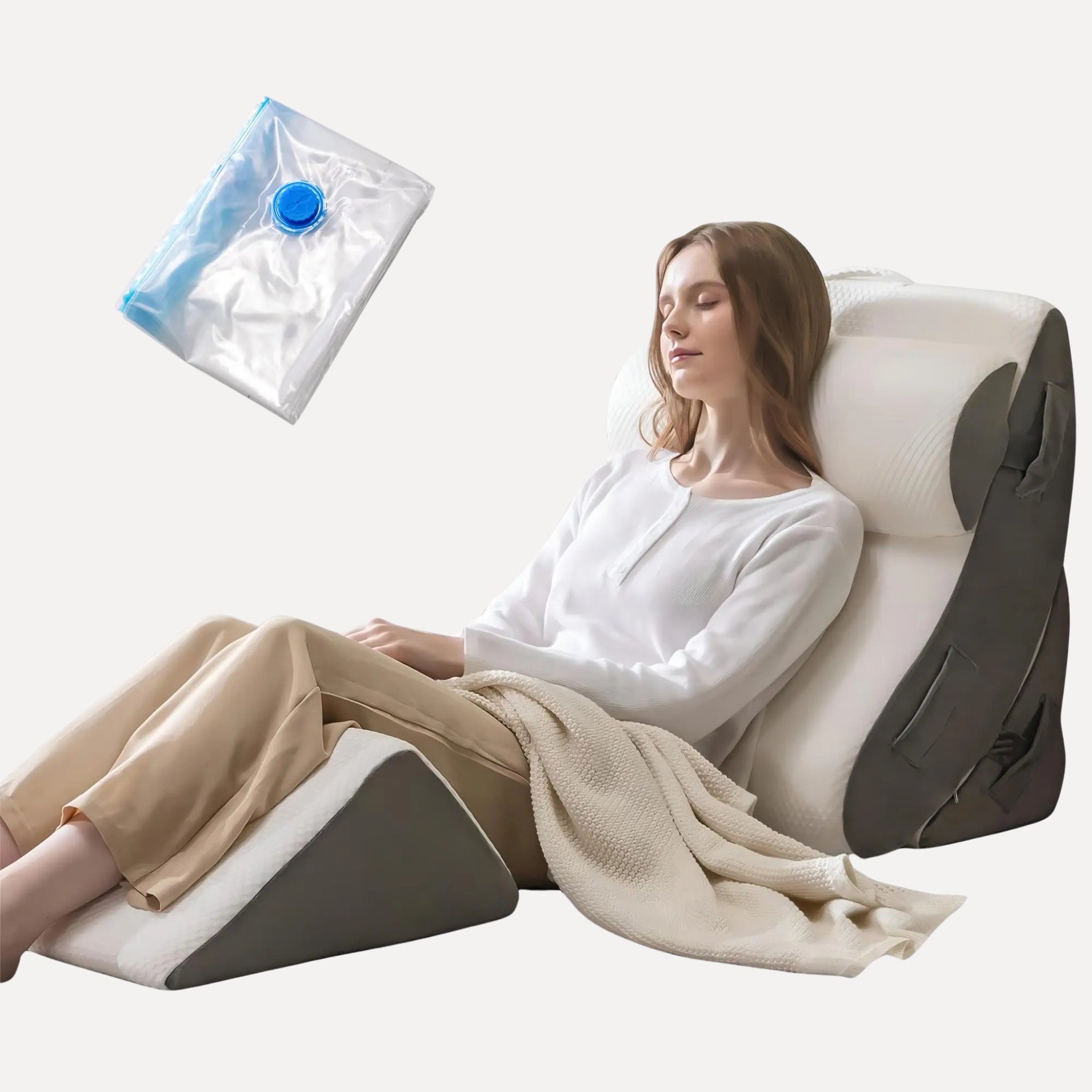 BodyAlign - Orthopedic Memory Foam Pillow Set