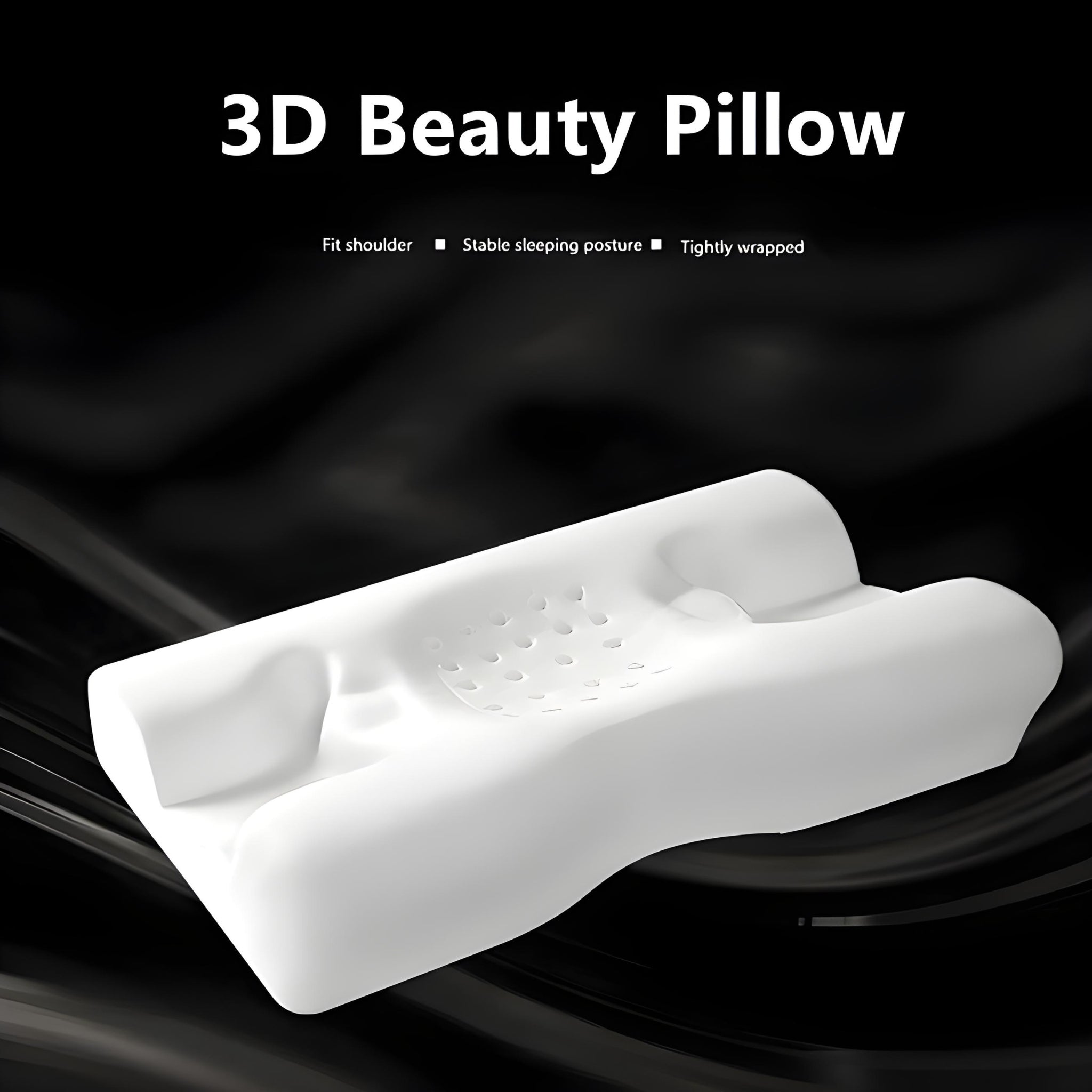 GlowSleep Pillow – Anti-Wrinkle Memory Foam Pillow